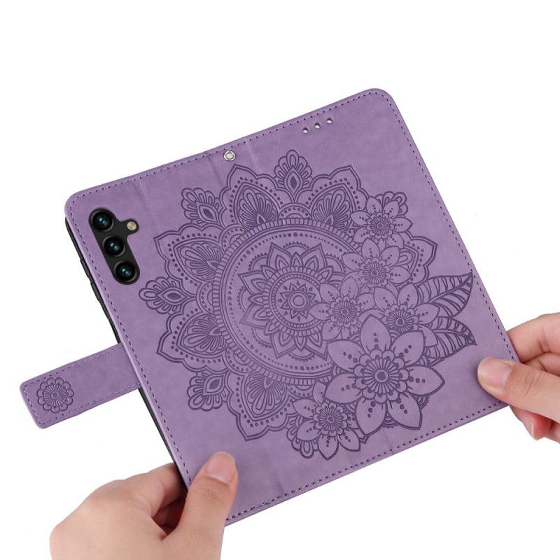 Folio Deksel Til Samsung Galaxy A13 5G Blomstermandala