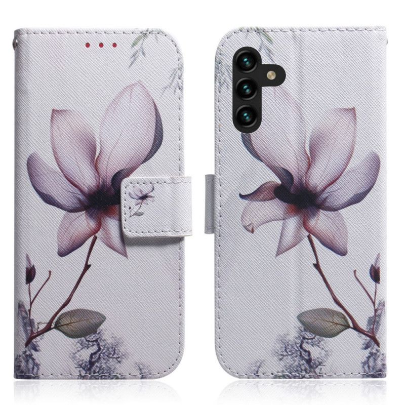 Folio Deksel Til Samsung Galaxy A13 5G Gammel Roseblomst