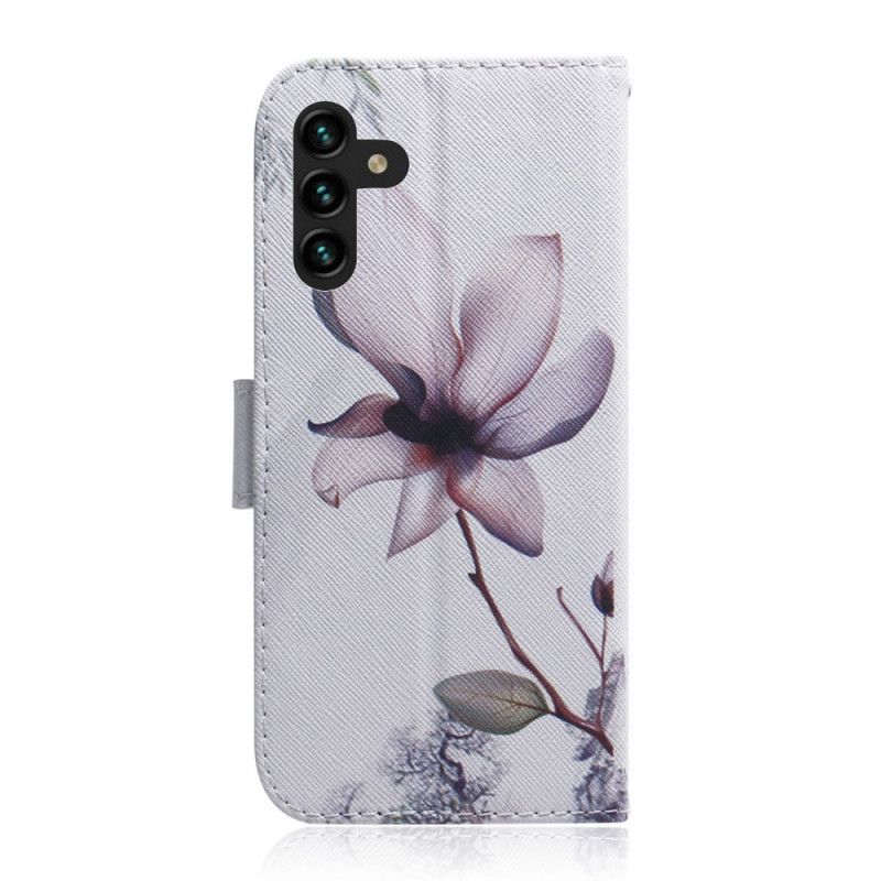 Folio Deksel Til Samsung Galaxy A13 5G Gammel Roseblomst