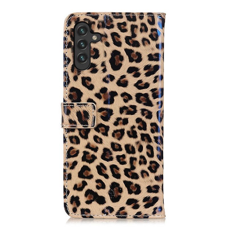 Folio Deksel Til Samsung Galaxy A13 5G Leopard