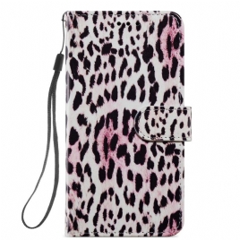 Folio Deksel Til Samsung Galaxy A13 5G Leopardprint