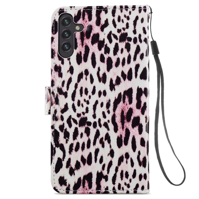 Folio Deksel Til Samsung Galaxy A13 5G Leopardprint