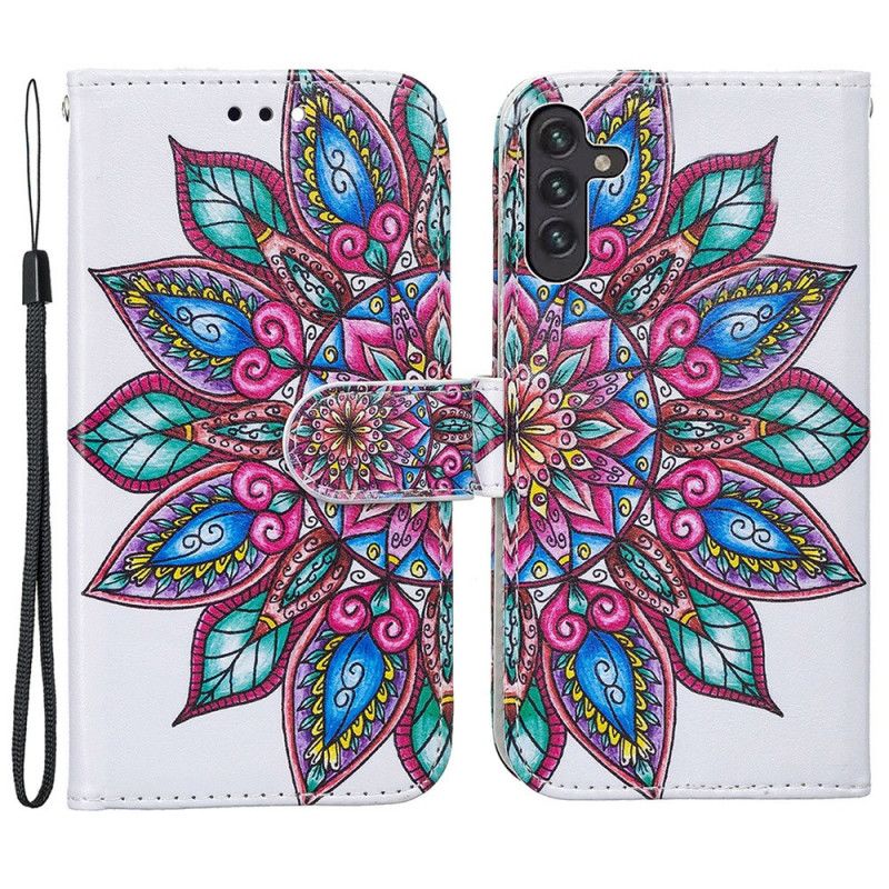 Folio Deksel Til Samsung Galaxy A13 5G Mandala Tegnet