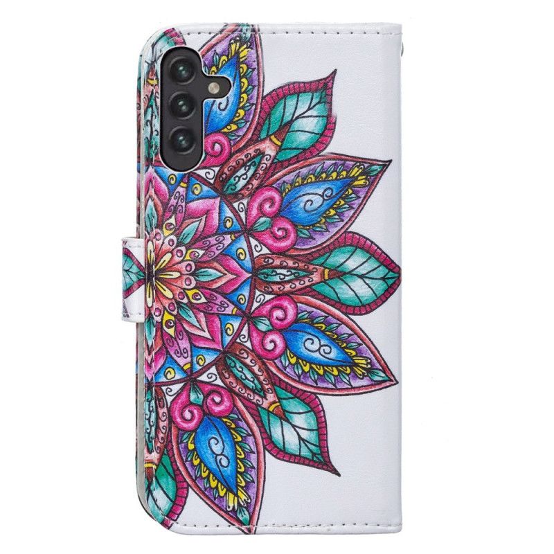 Folio Deksel Til Samsung Galaxy A13 5G Mandala Tegnet