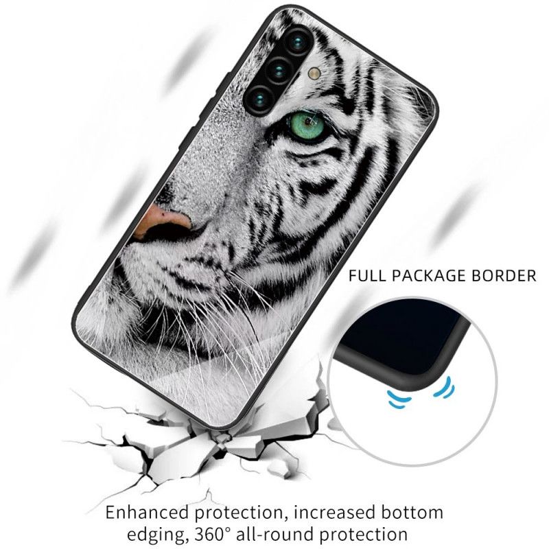 Mobildeksel Til Samsung Galaxy A13 5G Tiger Herdet Glass