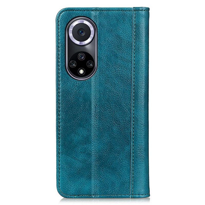 Beskyttelse Deksel Til Huawei Nova 9 / Honor 50 Folio Deksel Elegance Split Litchi Leather