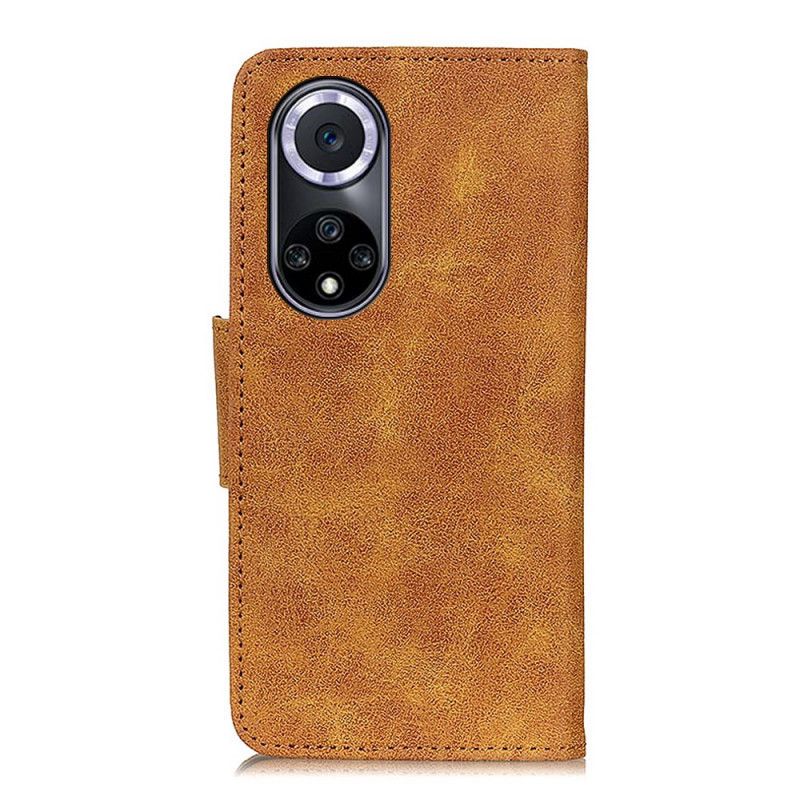 Folio Deksel Til Huawei Nova 9 / Honor 50 Vintage Split Leather