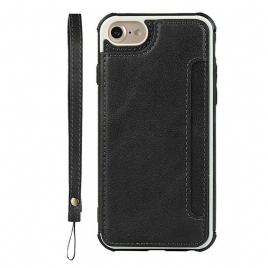 Deksel Til iPhone 6 / 6S Lommebok Lærdeksel Lommebok Mer