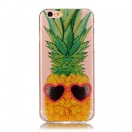 Deksel Til iPhone 6 / 6S Transparent Inkognito Ananas