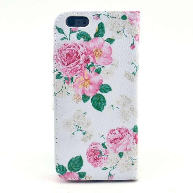 Folio Deksel Til iPhone 6 / 6S Frihetsblomster