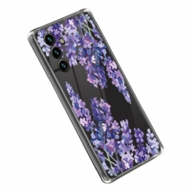 Deksel Til Samsung Galaxy A14 / A14 5G Sømløse Lilla Blomster