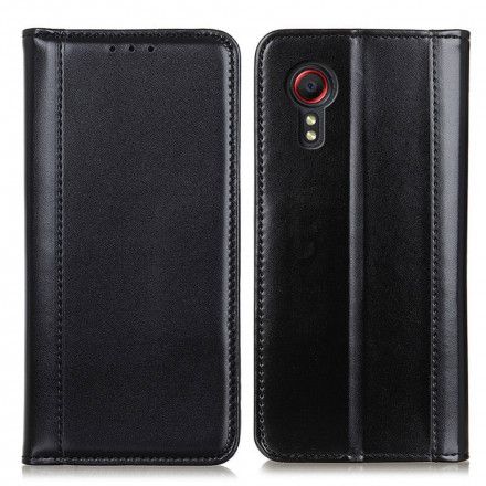 Beskyttelse Deksel Til Samsung Galaxy XCover 5 Folio Deksel Skinny Split Leather