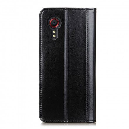 Beskyttelse Deksel Til Samsung Galaxy XCover 5 Folio Deksel Skinny Split Leather