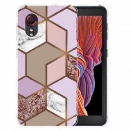 Deksel Til Samsung Galaxy XCover 5 Geometrisk Marmor