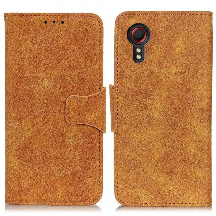 Folio Deksel Til Samsung Galaxy XCover 5 Vintage Splittskinn