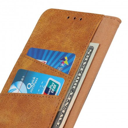 Folio Deksel Til Samsung Galaxy XCover 5 Vintage Splittskinn