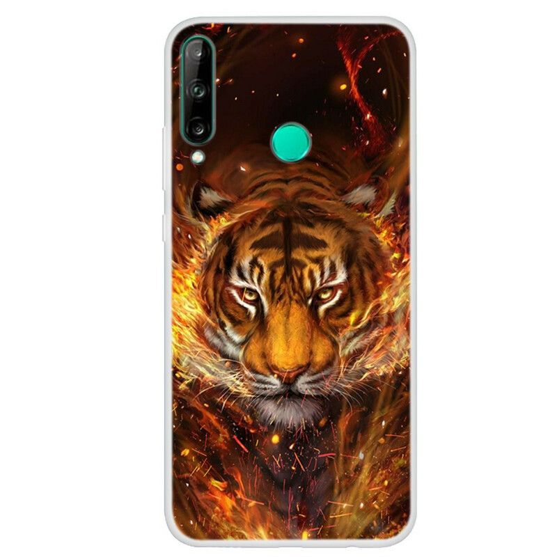 Deksel Til Huawei P40 Lite E / Huawei Y7p Brann Tiger