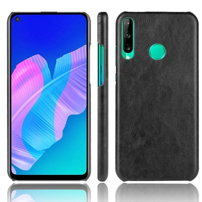 Deksel Til Huawei P40 Lite E / Huawei Y7p Performance Litchi Leather Effect