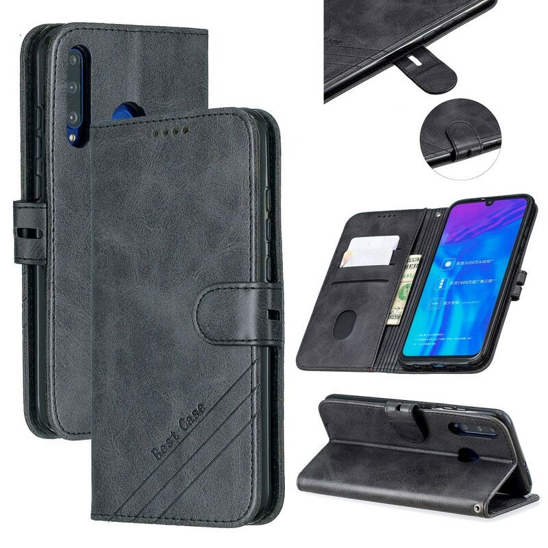 Folio Deksel Til Huawei P40 Lite E / Huawei Y7p Faux Leather Best Case