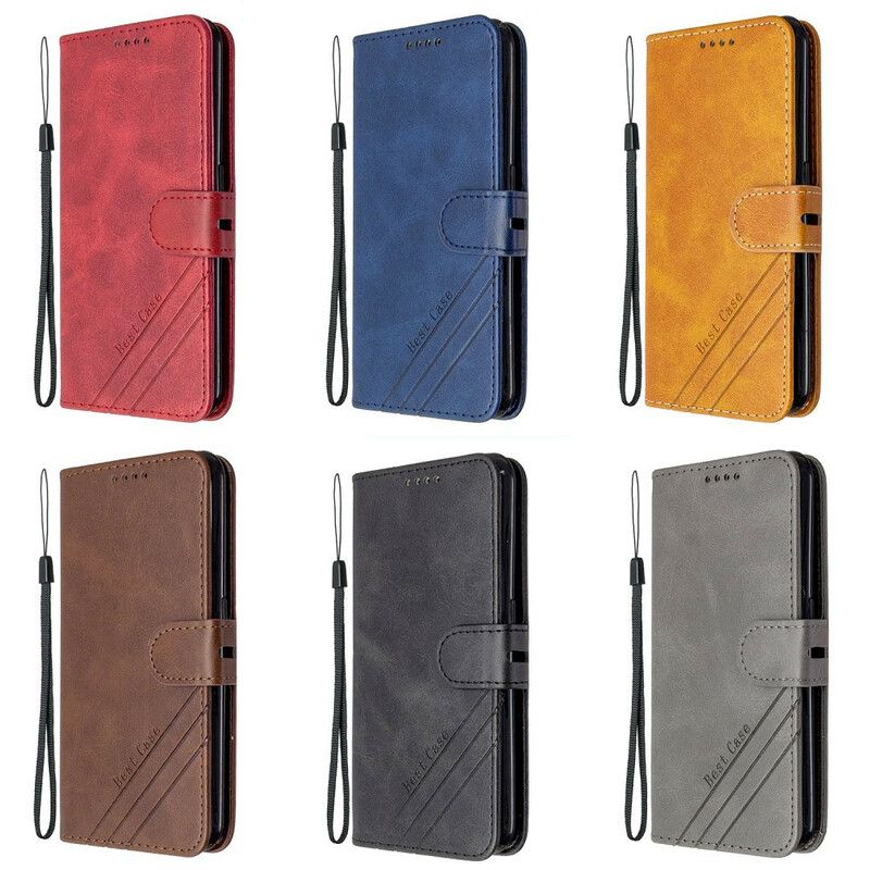 Folio Deksel Til Huawei P40 Lite E / Huawei Y7p Faux Leather Best Case