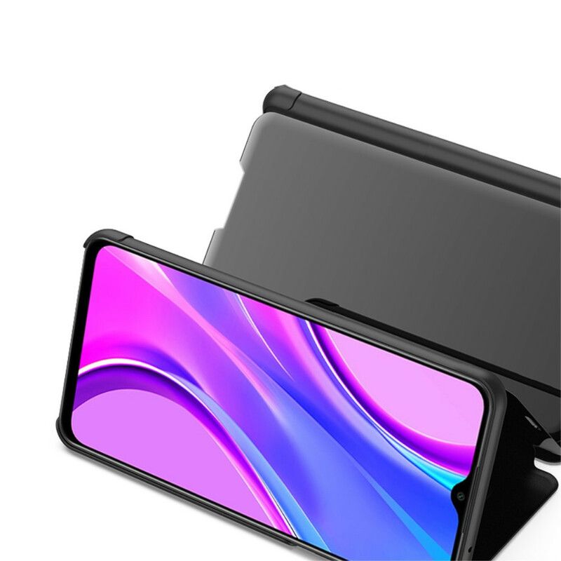 Beskyttelse Deksel Til Xiaomi Redmi 9 Speil Og Kunstskinn