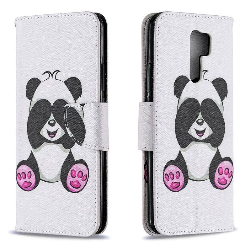 Folio Deksel Til Xiaomi Redmi 9 Panda Moro