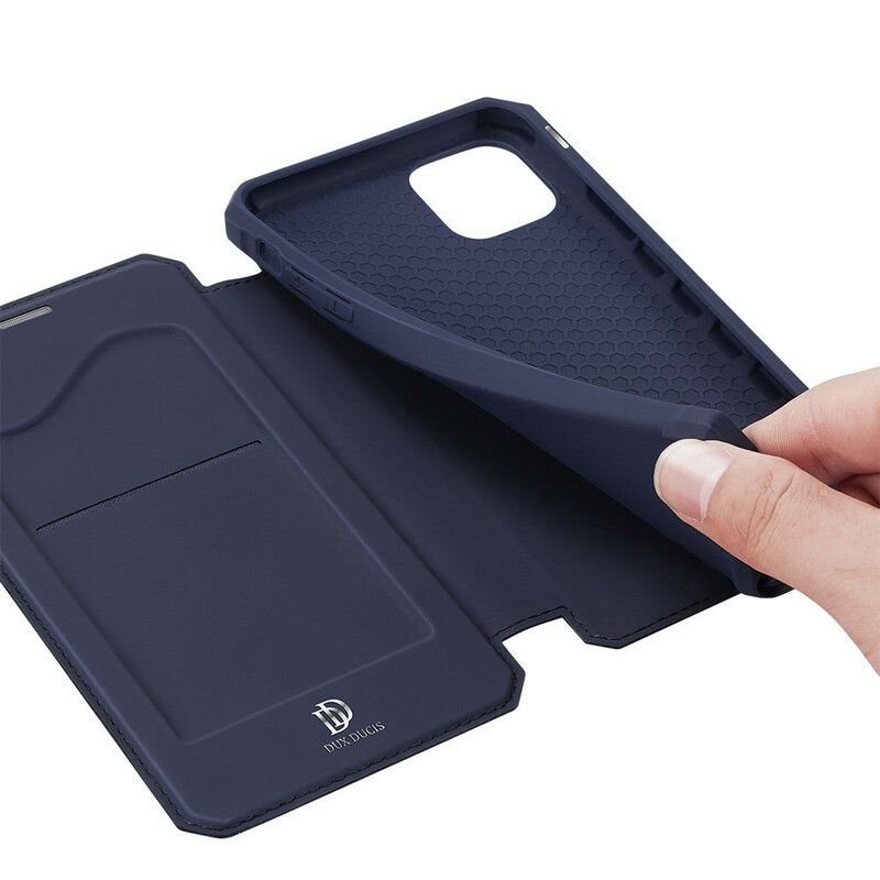 Beskyttelse Deksel Til iPhone 12 Mini Folio Deksel Skin X Series Dux Ducis