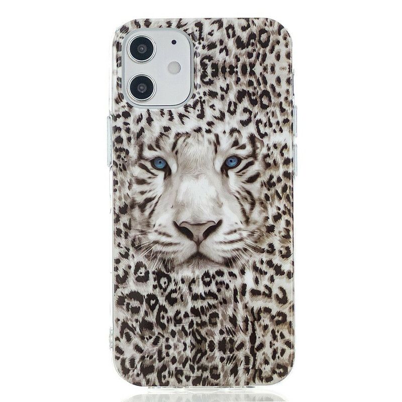 Deksel Til iPhone 12 Mini Fluorescerende Leopard