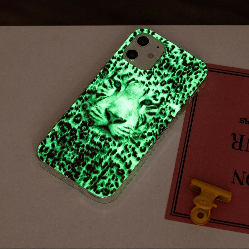 Deksel Til iPhone 12 Mini Fluorescerende Leopard