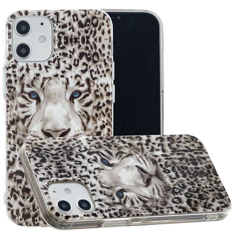 Deksel Til iPhone 12 Mini Fluorescerende Leopard