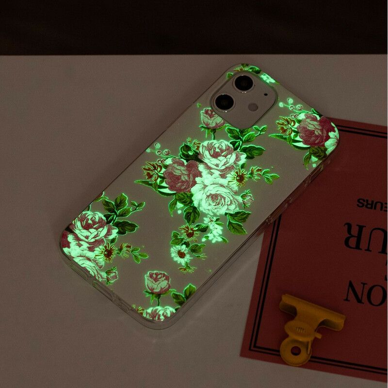 Deksel Til iPhone 12 Mini Fluorescerende Liberty-blomster