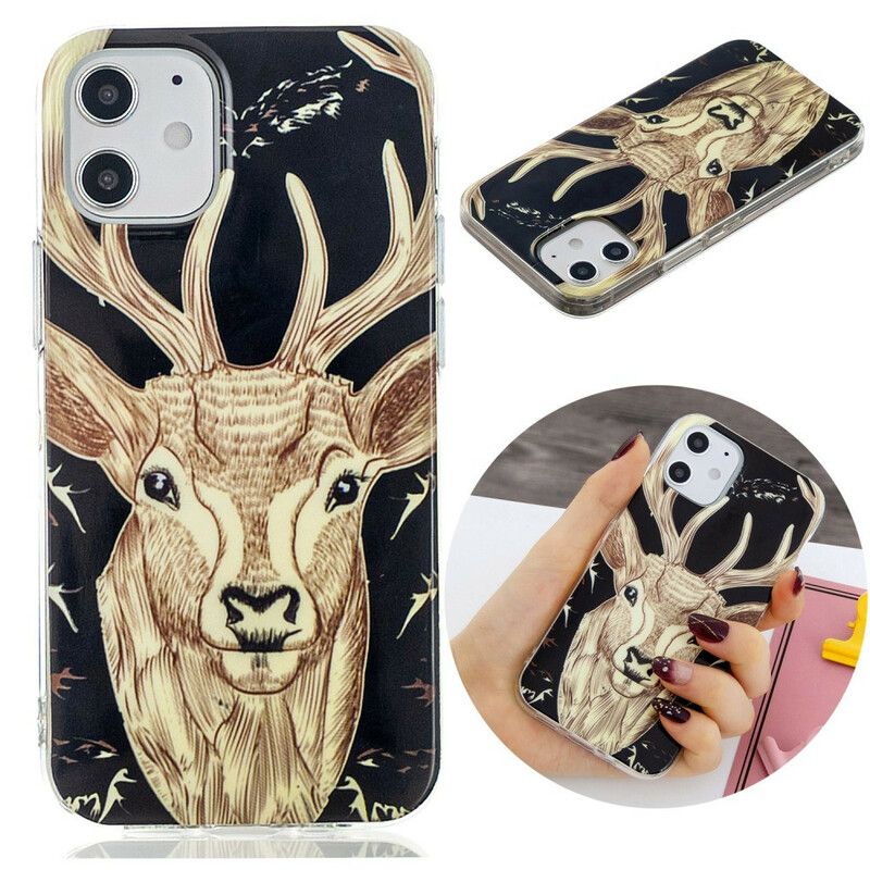 Deksel Til iPhone 12 Mini Fluorescerende Majestic Stag