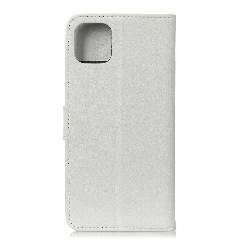 Lærdeksel Til iPhone 12 Mini Faux Leather Litchi