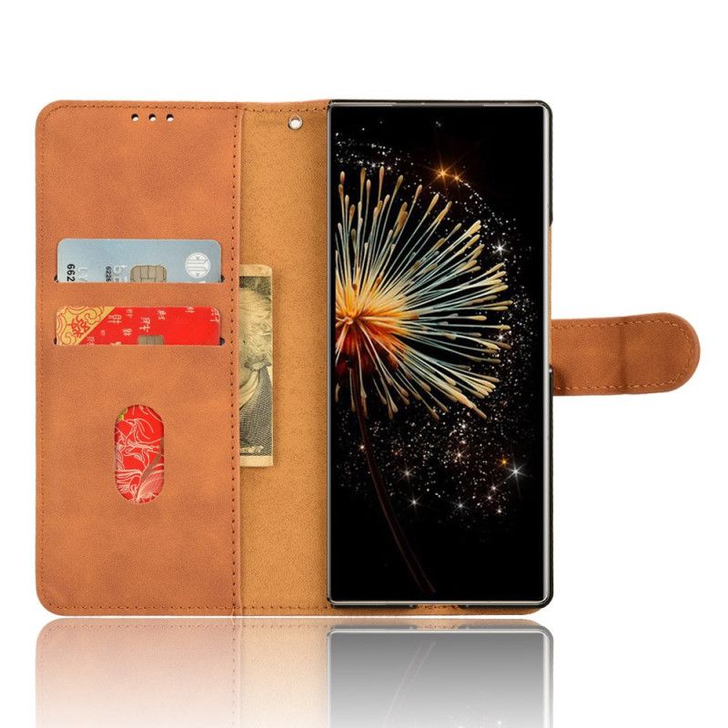 Folio Deksel Xiaomi Mix Fold 3 Semsket Skinneffekt