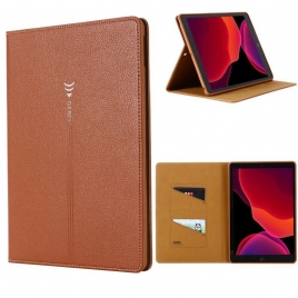 Case Til iPad 10.2" (2020) (2019) / Air 10.5" / Pro 10.5" Gebei Faux Litchi Leather