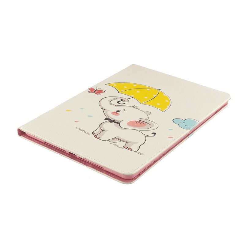 Etui Til iPad 10.2" (2020) (2019) / Air 10.5" / Pro 10.5" Elefant I Regnet