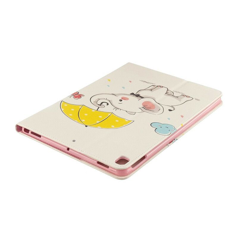 Etui Til iPad 10.2" (2020) (2019) / Air 10.5" / Pro 10.5" Elefant I Regnet