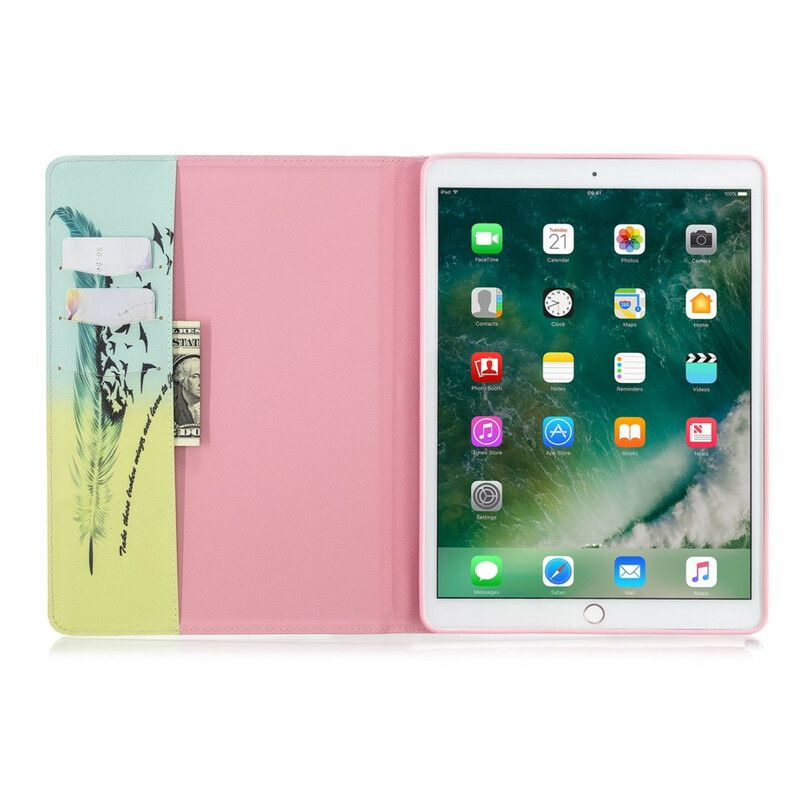 Etui Til iPad 10.2" (2020) (2019) / Air 10.5" / Pro 10.5" Fjær