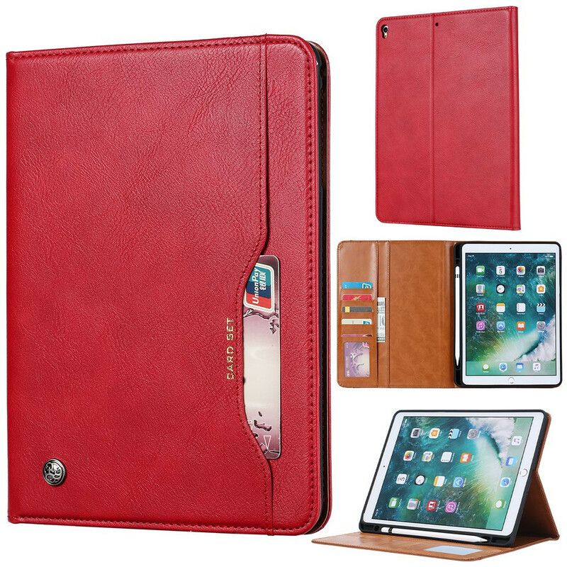 Etui Til iPad 10.2" (2020) (2019) / Air 10.5" / Pro 10.5" Skinneffekt Koffert