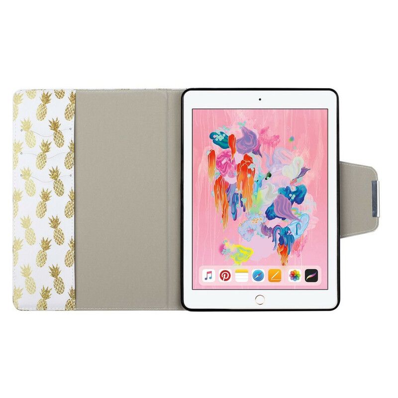 Folio Deksel Til iPad 10.2" (2020) (2019) / Air 10.5" / Pro 10.5" Ananas