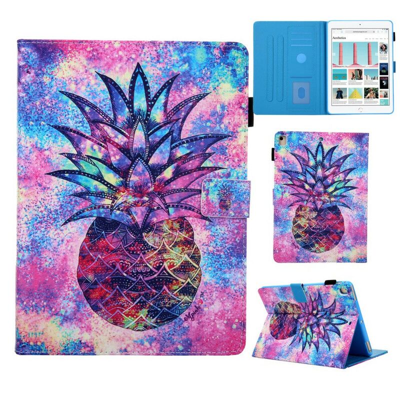 Folio Deksel Til iPad 10.2" (2020) (2019) / Air 10.5" / Pro 10.5" Funky Ananas