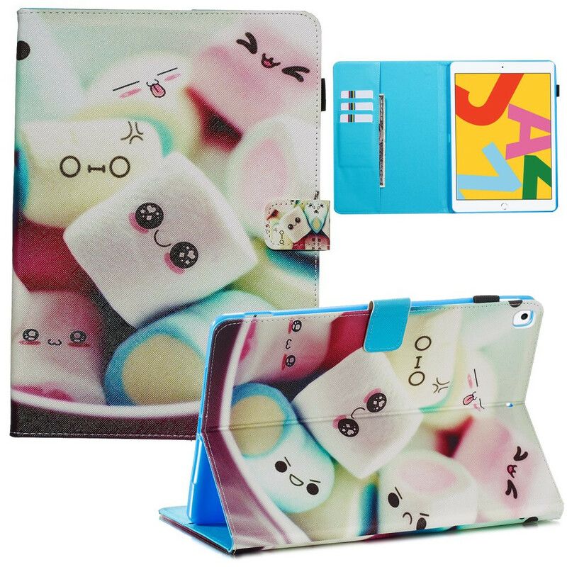 Folio Deksel Til iPad 10.2" (2020) (2019) / Air 10.5" / Pro 10.5" Morsomme Marshmallows