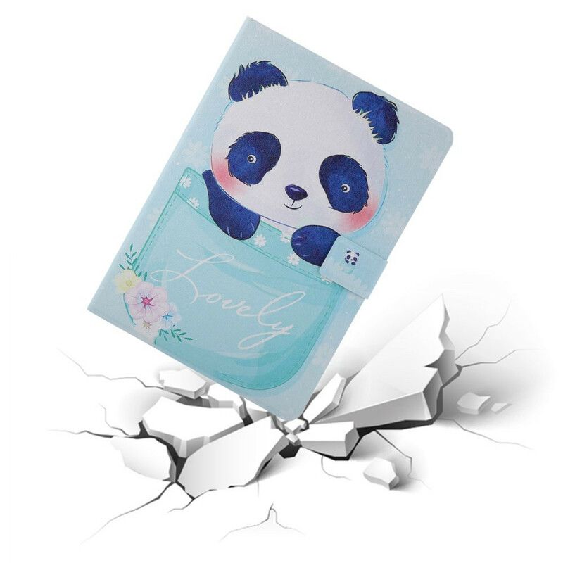 Folio Deksel Til iPad 10.2" (2020) (2019) / Air 10.5" / Pro 10.5" Panda