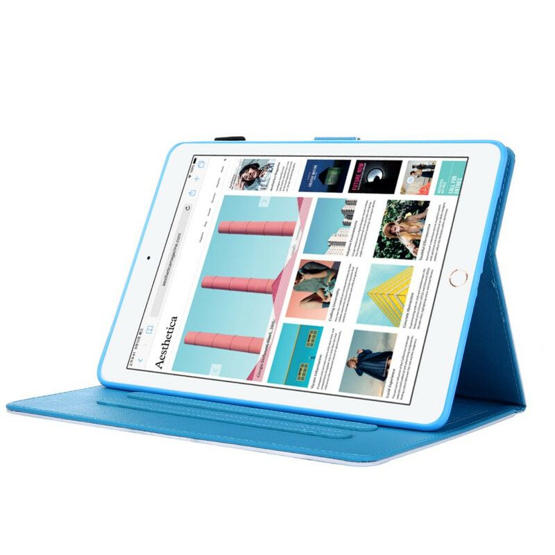 Lærdeksel Til iPad 10.2" (2020) (2019) / Air 10.5" / Pro 10.5" Elefantkunst