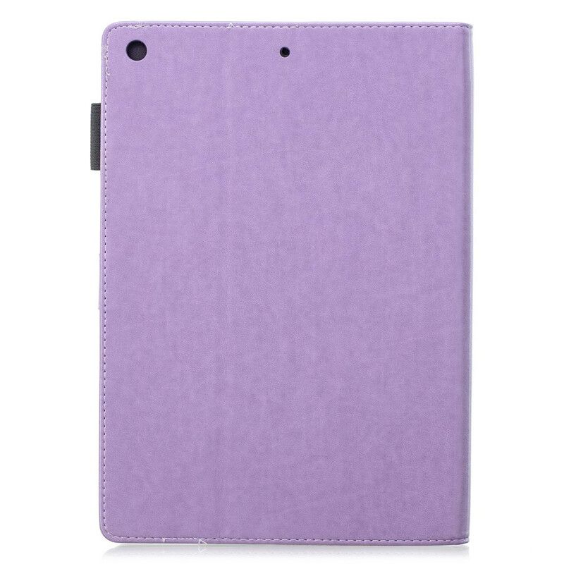 Lærdeksel Til iPad 10.2" (2020) (2019) / Air 10.5" / Pro 10.5" Floral Diamonds Leather Effect