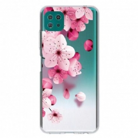 Deksel Til Samsung Galaxy A22 5G Små Rosa Blomster