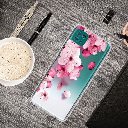 Deksel Til Samsung Galaxy A22 5G Små Rosa Blomster