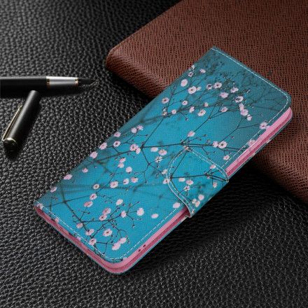 Folio Deksel Til Samsung Galaxy A22 5G Blomstrende Tre