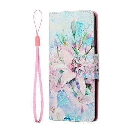 Folio Deksel Til Samsung Galaxy A22 5G Floral Series