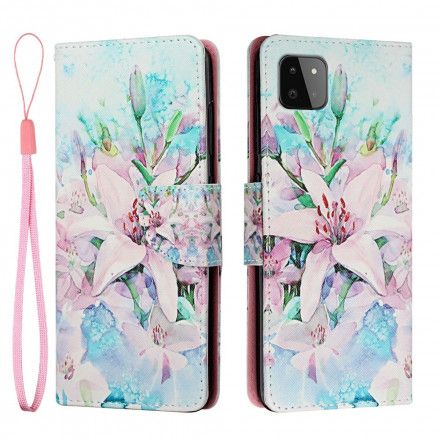 Folio Deksel Til Samsung Galaxy A22 5G Floral Series